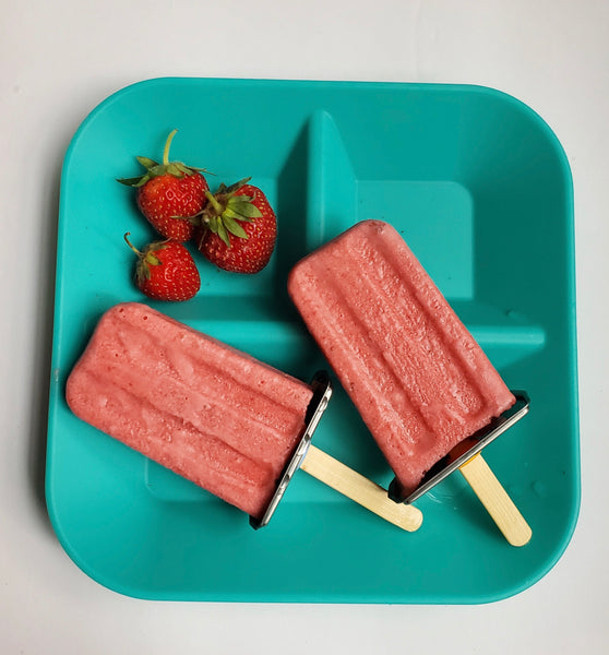 Strawberry Coconut Ice Pops