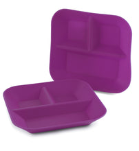 Load image into Gallery viewer, Kiddiebites USA Plum Silicone Plates