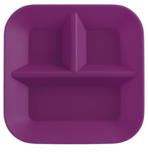 Kiddiebites USA Plum Silicone Plate